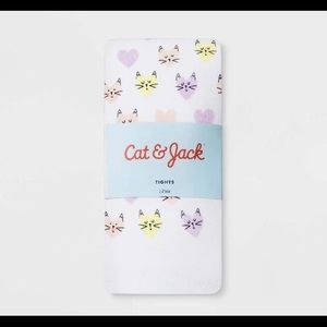 Cat and jack girls tights sz7 NWT lot of 4 tights